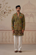 Gulshan Hand Embroidered V-Neck Kurta with Trouser