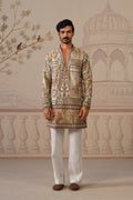 Gulfam Hand Embroidered V-Neck Kurta with Trouser