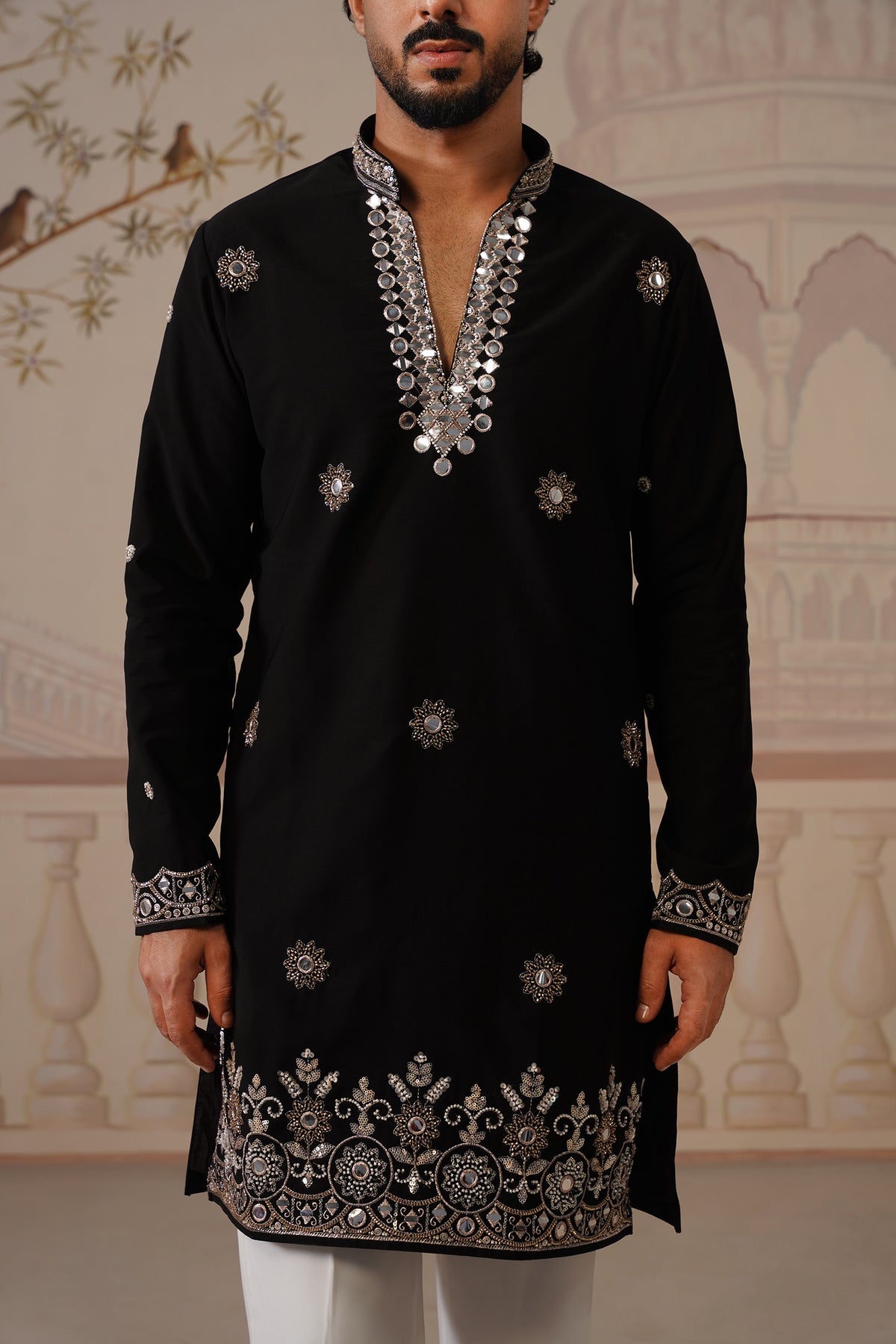 Mehar Black Kurta with Trouser