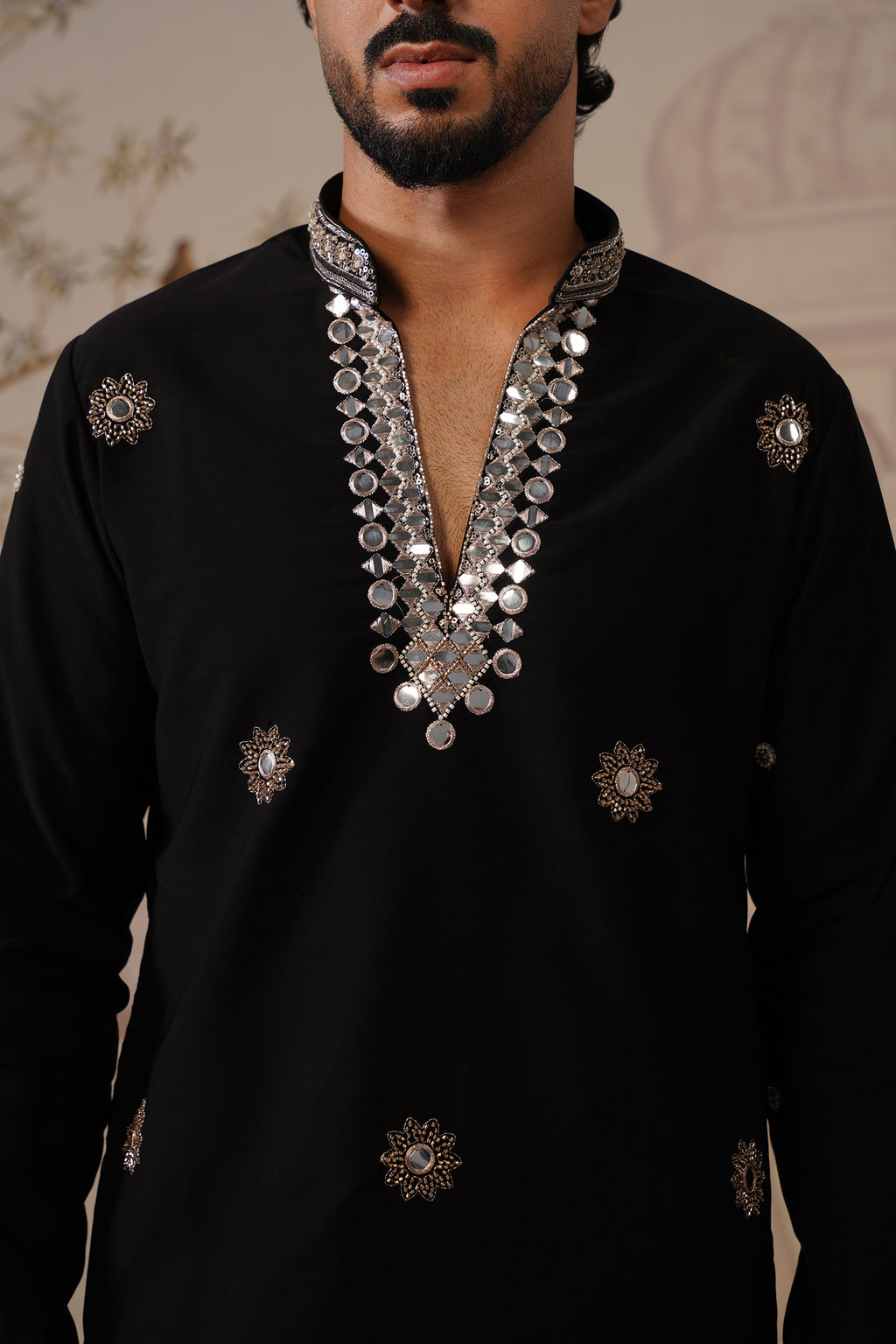 Mehar Black Kurta with Trouser