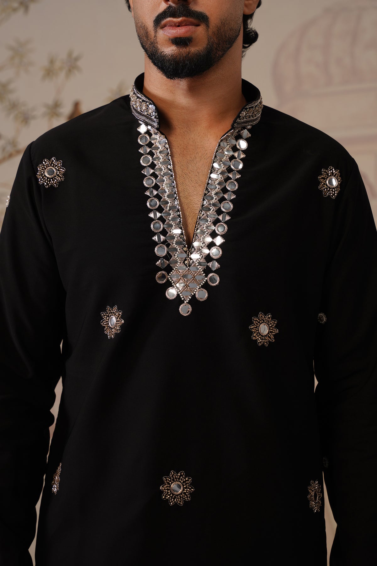 Mehar Black Kurta with Trouser