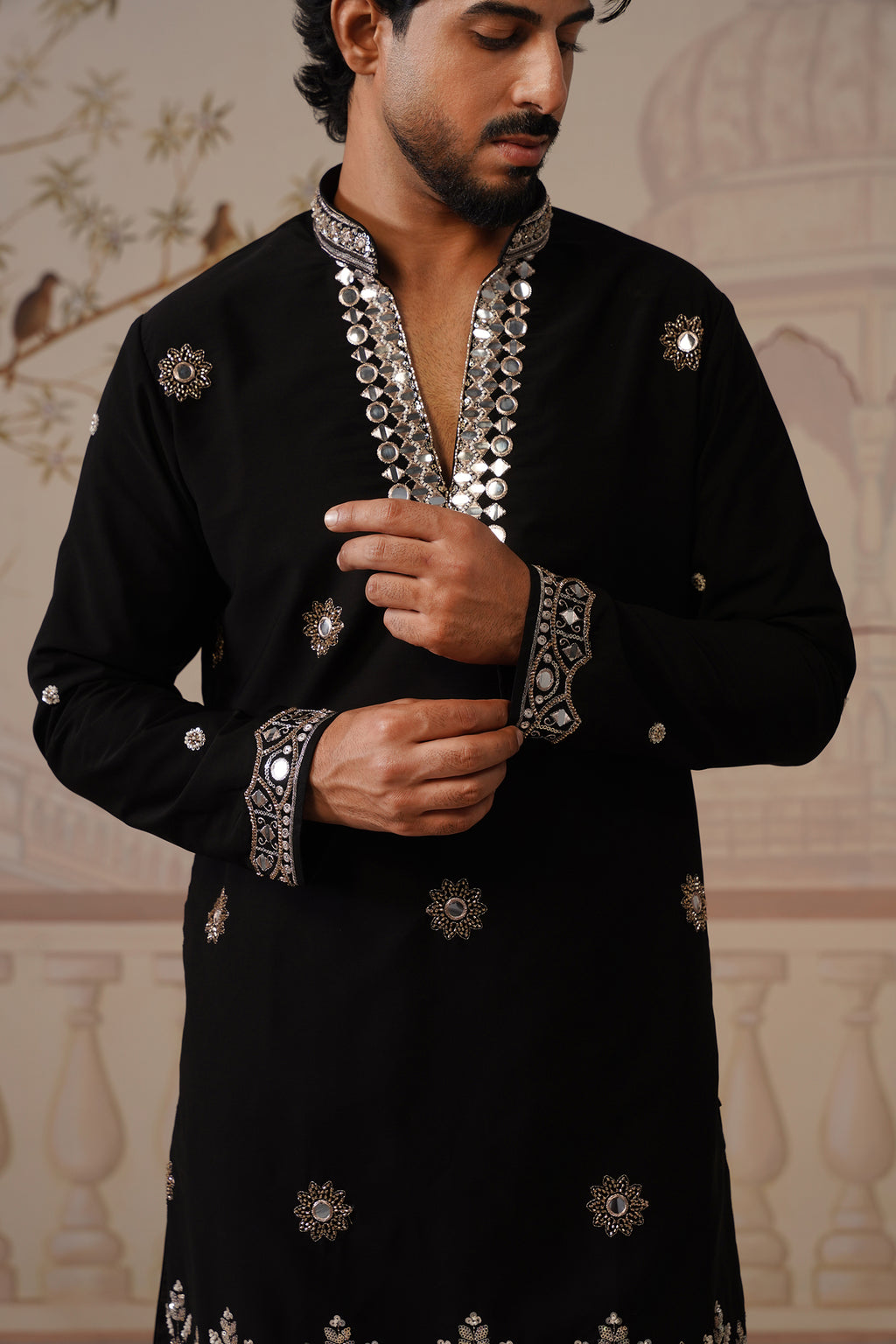 Mehar Black Kurta with Trouser
