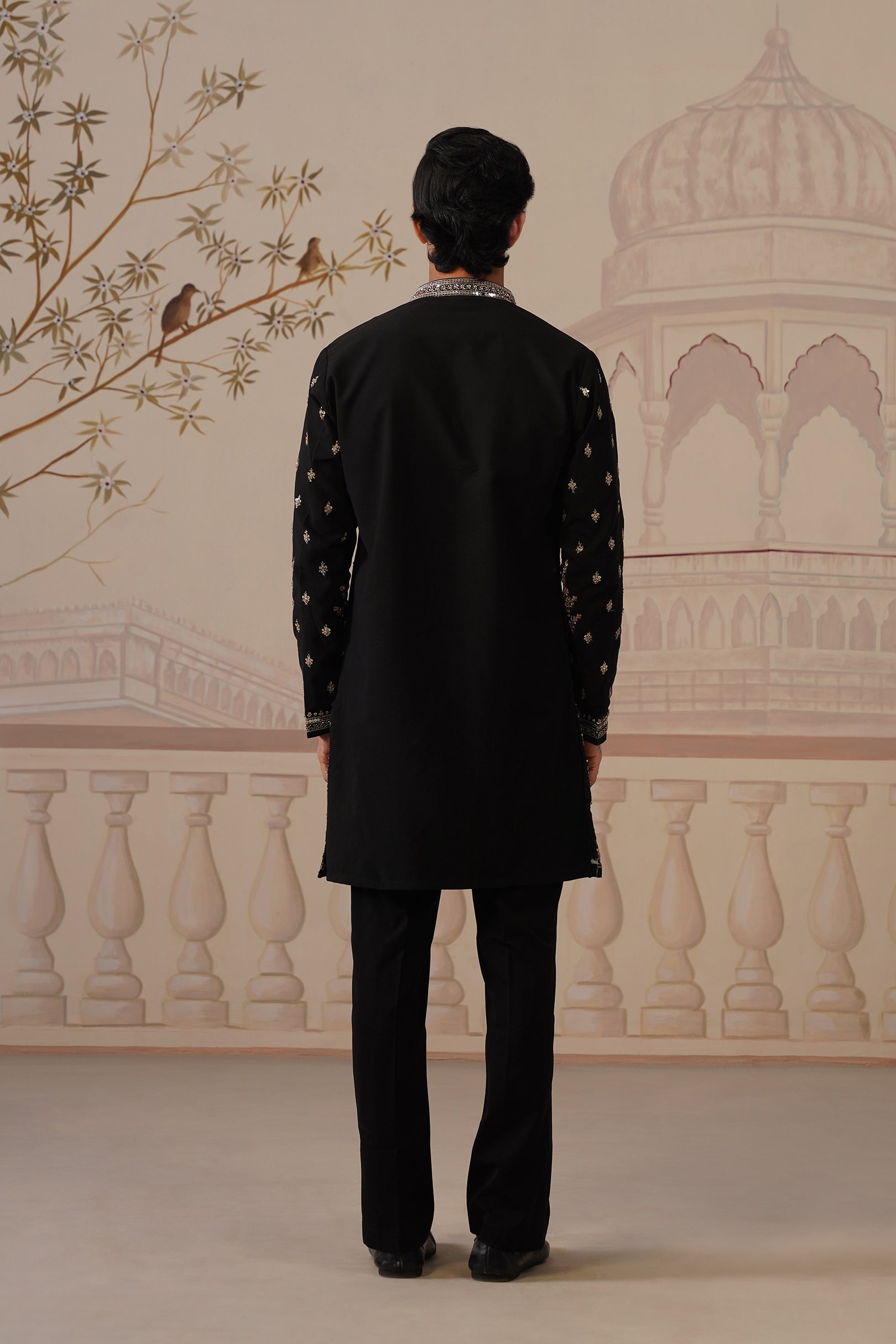 Mehfil Black Kurta Set with Dupatta