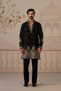 Mehfil Black Kurta Set with Dupatta