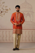 Arun Embellished Tissue Kurta & Trouser Set