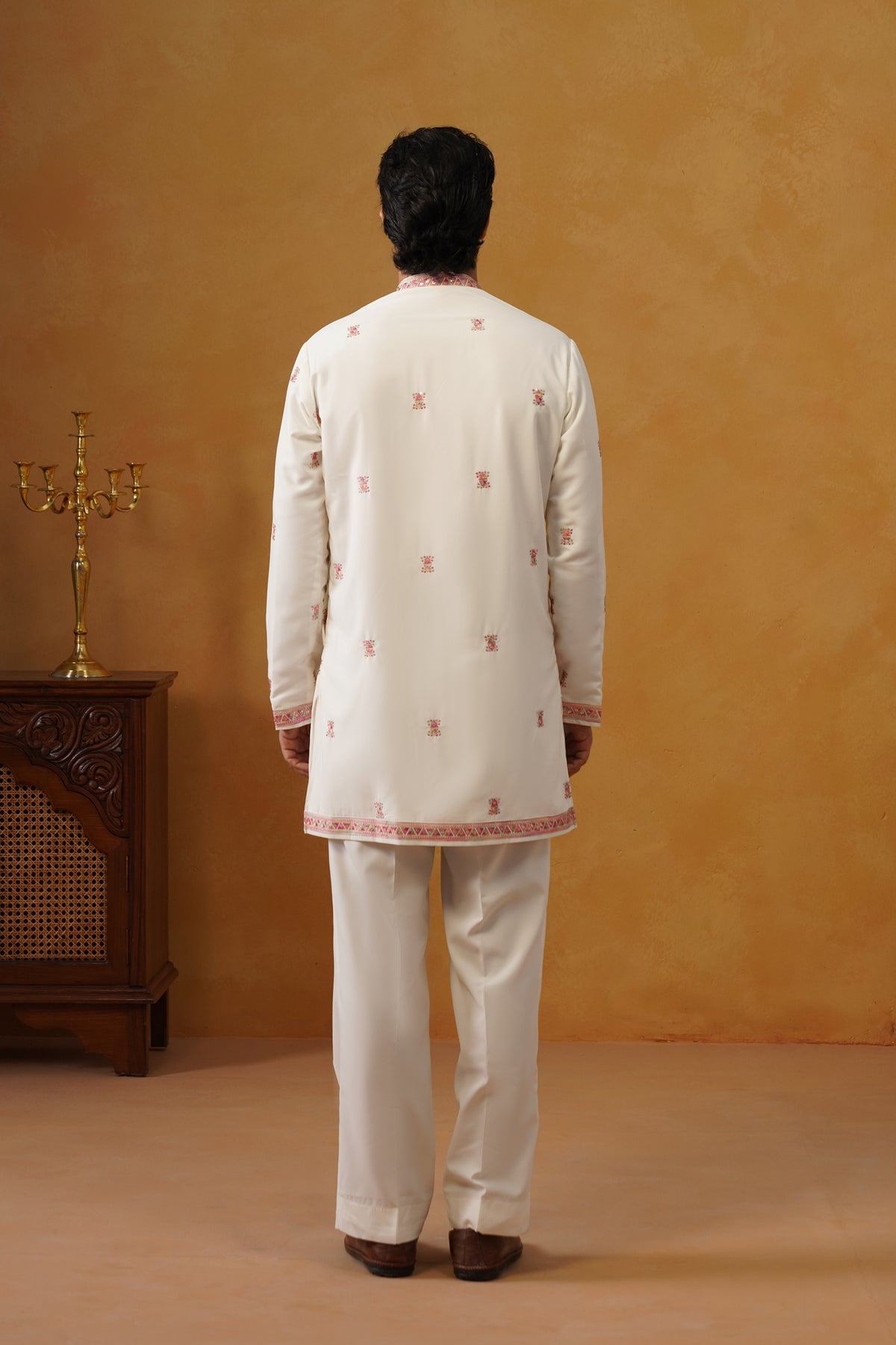 Aafreen — Pearl Ivory Multicolor Threadwork Kurta Set with Dupatta