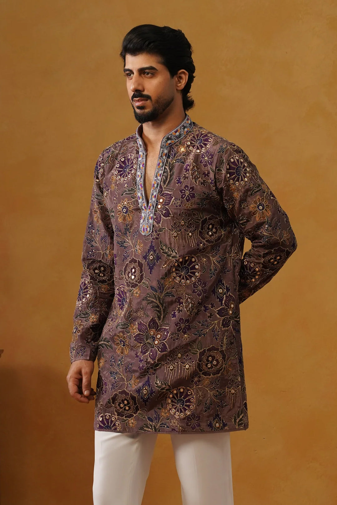 KURTA WITH HAND EMBROIDERY